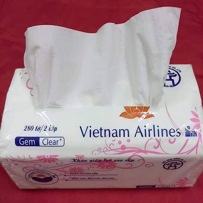 Khăn giấy lụa rút Vietnam Airline (thùng 40)